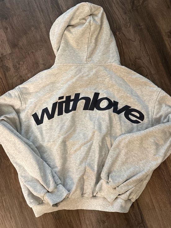 Scuffers Sweaters - Scuffers Withlove Light Grey Hoodie